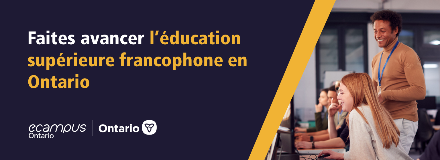Faites avancer l’éducation supérieure francophone en Ontario 