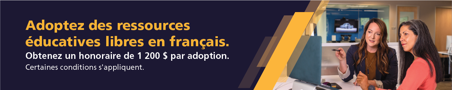 French OER Adoption banner